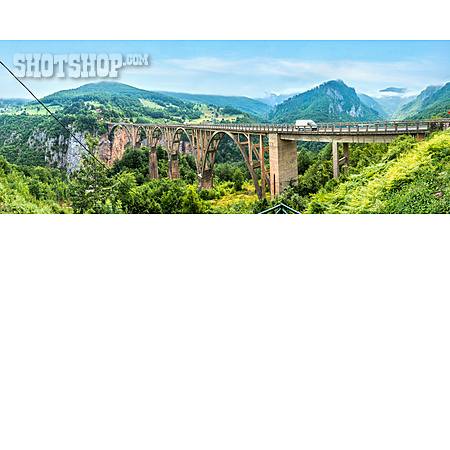 
                Brücke, Montenegro, Durdevica-tara-brücke                   