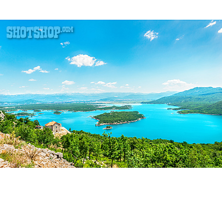 
                Balkan, Montenegro, Slano See, Slansko Jezero                   