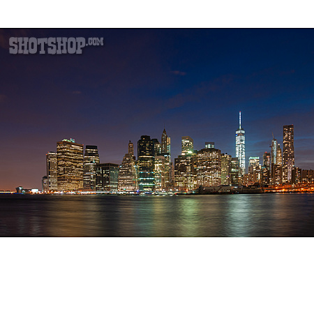 
                Skyline, New York, Manhattan, Hudson River                   