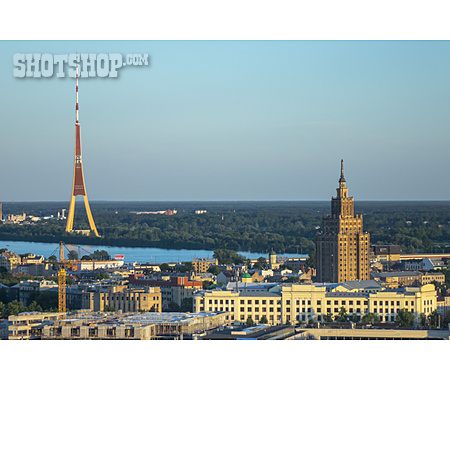 
                Fernsehturm, Riga, Akademie Der Wissenschaften                   