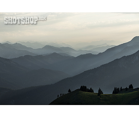 
                Gebirge, Silhouette, Alpen                   