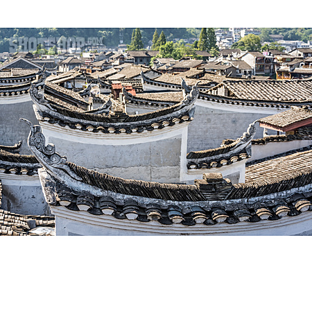 
                Historisch, Dacheindeckung, Fenghuang                   
