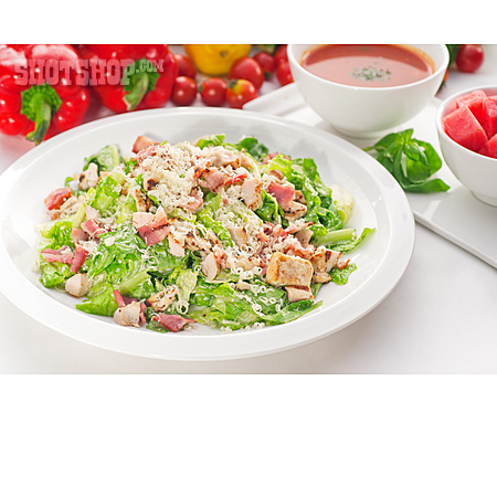 
                Salat, Crouton, Caesar Salad                   