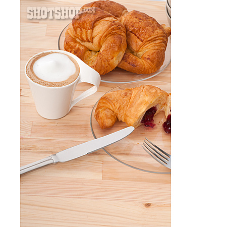 
                Croissant, Frühstück, Süßes Frühstück                   