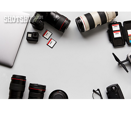 
                Fotograf, Digitalkamera, Speicherkarte, Equipment                   