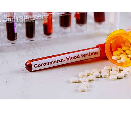 
                Tablette, Behandlung, Coronavirus                   