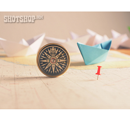 
                Kompass, Navigation, Schiffsreise                   