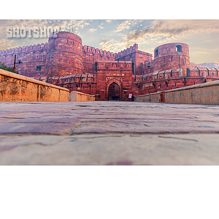 
                Rotes Fort, Befestigungsanlage, Agra Fort                   