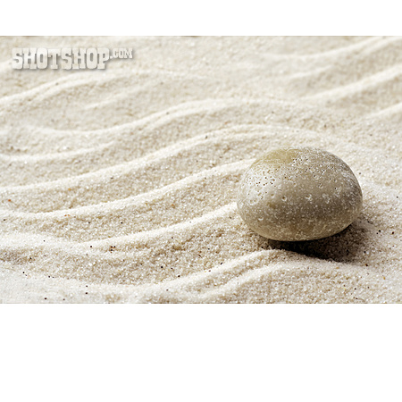 
                Sand, Stein, Balance, Meditation, Minimalismus                   