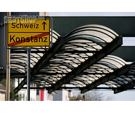 
                Grenze, Konstanz, Grenzübergang, Staatsgrenze, Kreuzlingen                   