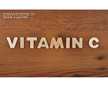 
                Buchstaben, Schriftzug, Vitamin C                   