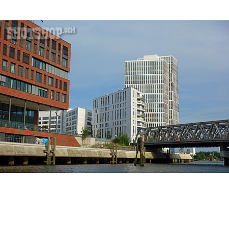 
                Hamburg, Büroturm, Hafencity, Watermark                   