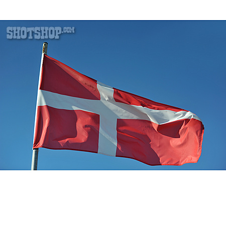 
                Nationalflagge, Dänemark                   
