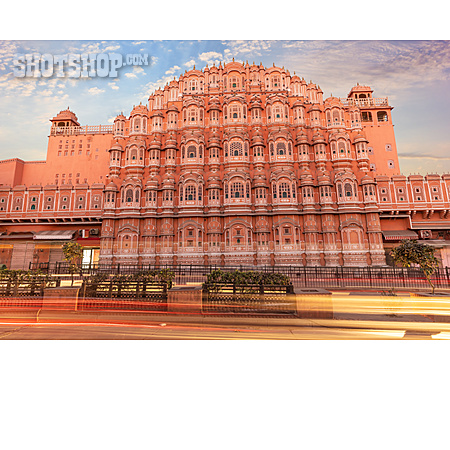 
                Rajasthan, Jaipur, Hawa Mahal, Palast Der Winde                   