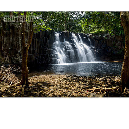 
                Wasserfall, Mauritius, Rochester Falls, Souillac                   