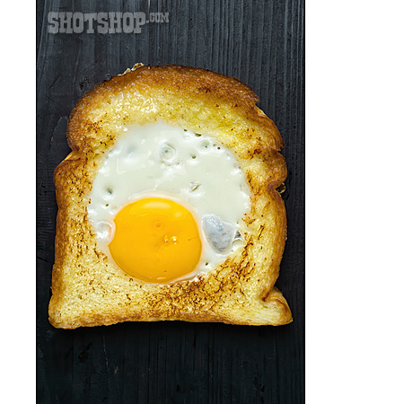
                Fried Egg, Slice Of Bread                   
