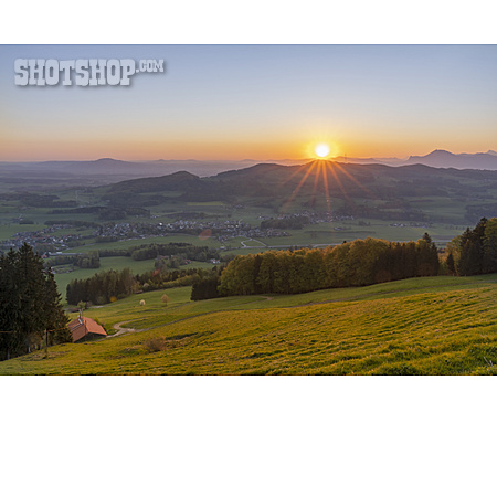 
                Sonnenaufgang, Morgenstimmung, Berchtesgadener Land                   