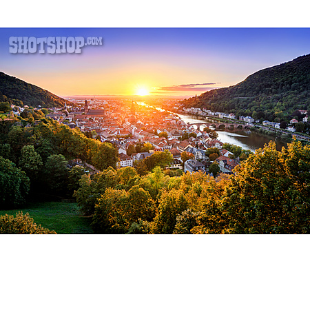 
                Sonnenuntergang, Heidelberg                   