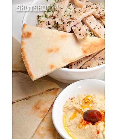 
                Arabische Küche, Mezze, Hummus                   