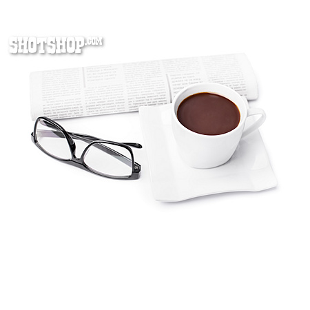 
                Kaffee, Tageszeitung, Morgens                   