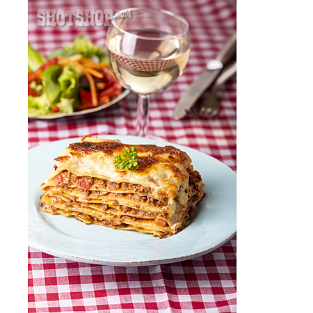 
                Abendessen, Italienische Küche, Lasagne                   