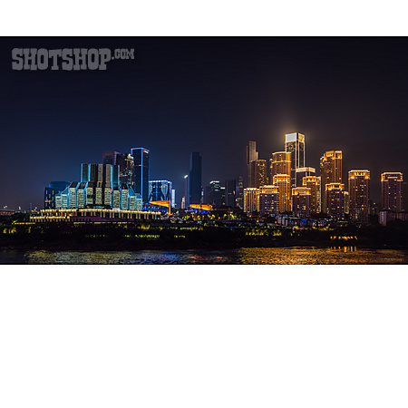 
                Metropole, Hochhäuser, Chongqing                   