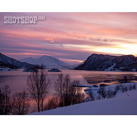 
                Winter, Norwegen, Troms Og Finnmark                   
