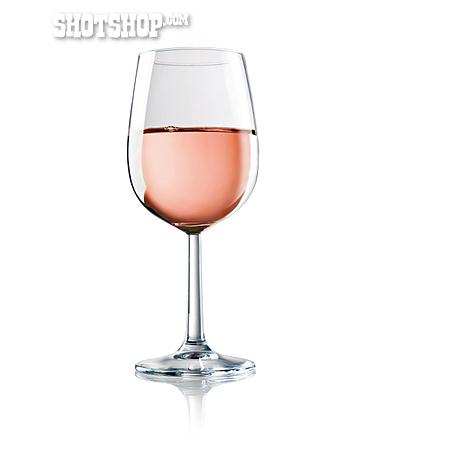 
                Wein, Weinglas, Rosewein                   