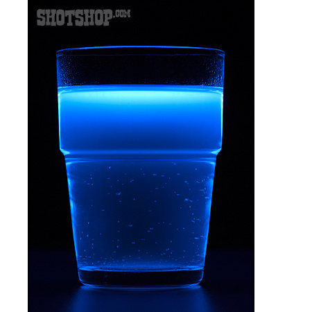 
                Trinkglas, Uv-licht, Fluoreszierend                   