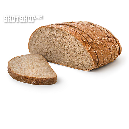 
                Brot, Brotscheibe, Roggenbrot                   
