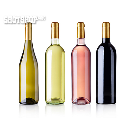 
                Weinflasche, Weinsorte, Flaschenform                   