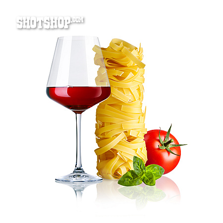 
                Rotwein, Italienisch, Tagliatelle                   