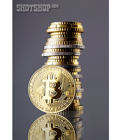 
                Währung, Münzen, Bitcoin                   