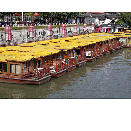 
                Boote, Qinhuai-fluss, Nanjing                   