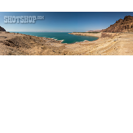 
                Salzsee, Jordanien, Totes Meer                   