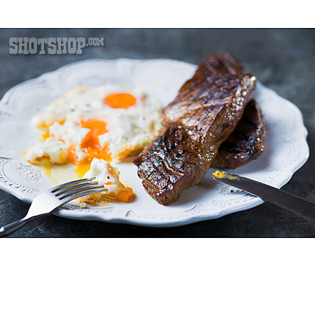
                Frühstück, Steak, Spiegelei                   