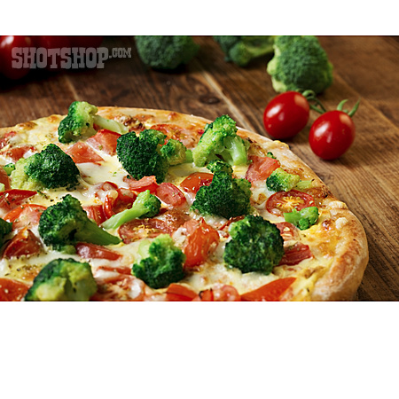 
                Brokkoli, Pizza, Gemüsepizza                   