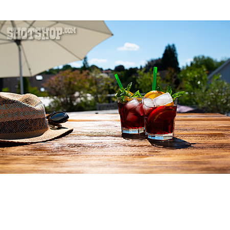 
                Sommer, Cocktail, Terrasse                   