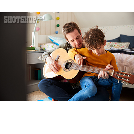 
                Vater, Lernen, Gitarre, Sohn                   
