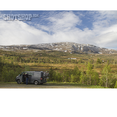 
                Urlaub, Norwegen, Campingbus                   