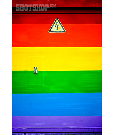 
                Regenbogenfarben, Homosexualität, Akzeptanz                   