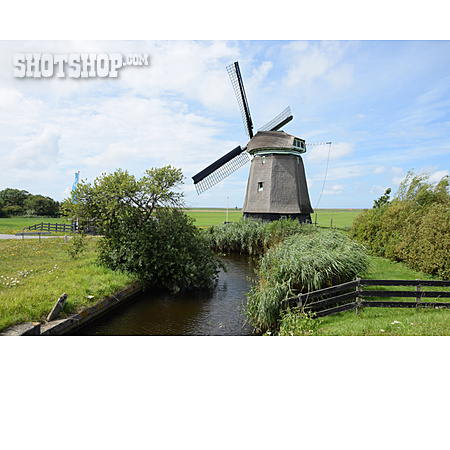 
                Windmühle, Nordholland                   