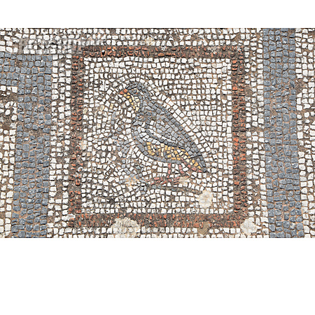 
                Archäologie, Mosaik, Bodenmosaik                   