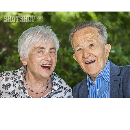 
                Lachen, Glücklich, Seniorenpaar                   