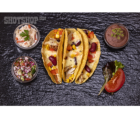 
                Taco, Mexikanische Küche, Tortilla                   