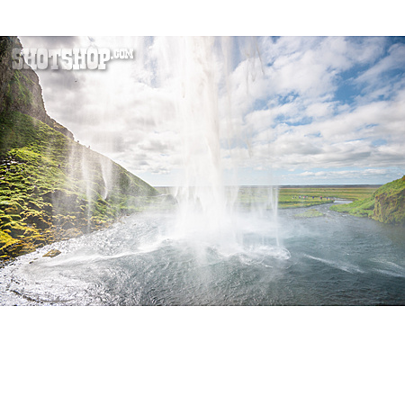 
                Wasserfall, Naturschauspiel, Seljalandsfoss                   