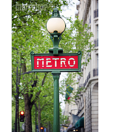 
                Metro, Métro-schild                   