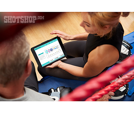 
                Fitness, Analyse, Tablet-pc                   