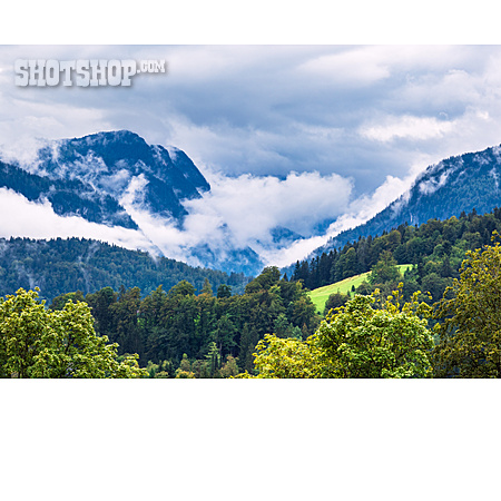 
                Wolken, Berchtesgadener Alpen                   