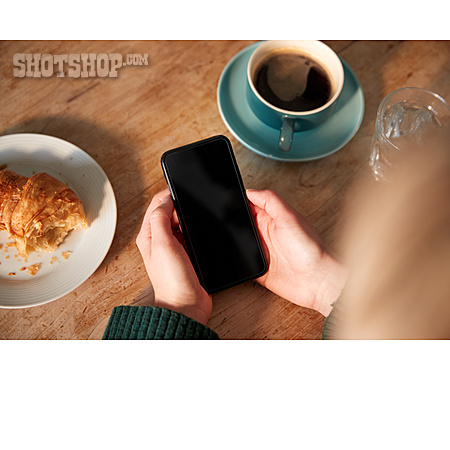 
                Kaffee, Frühstück, Smartphone                   